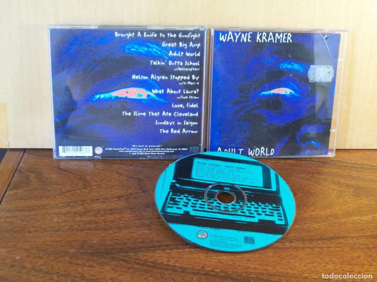 CDs de m&uacute;sica: WAYNE KRAMER - ADULT WORLD - CD - Foto 1