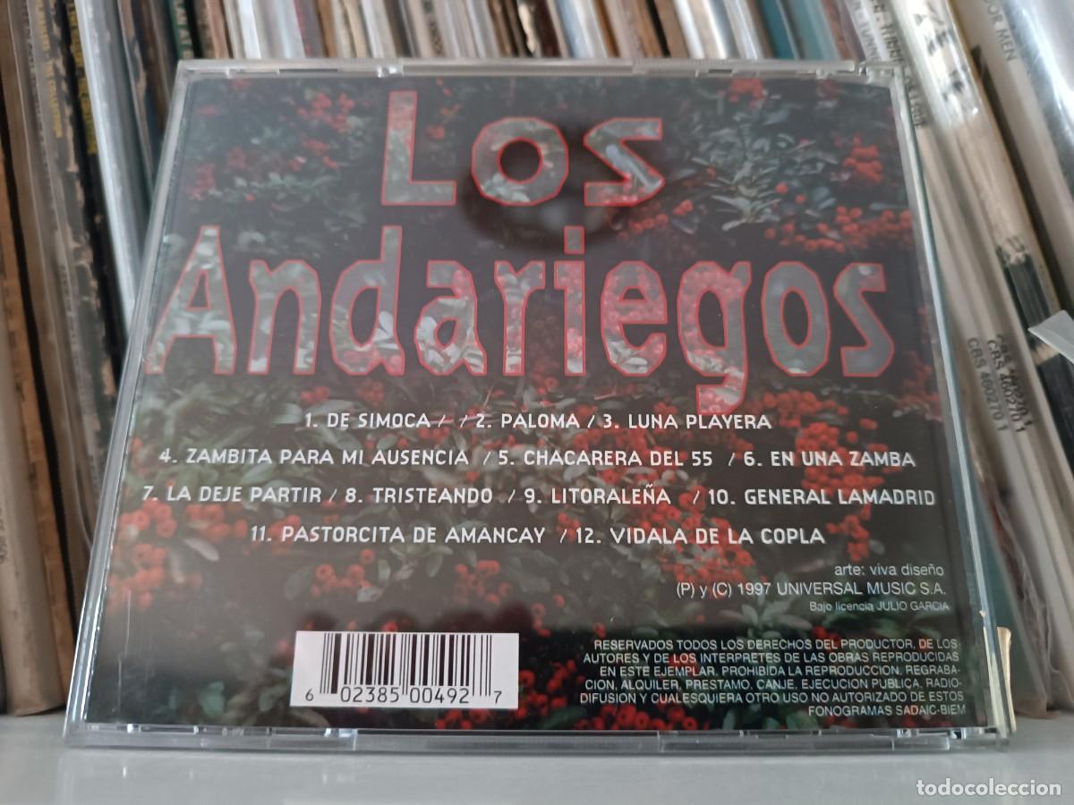 CDs de m&uacute;sica: Lo Mejor de los Andariegos - cd 1997 - Foto 2