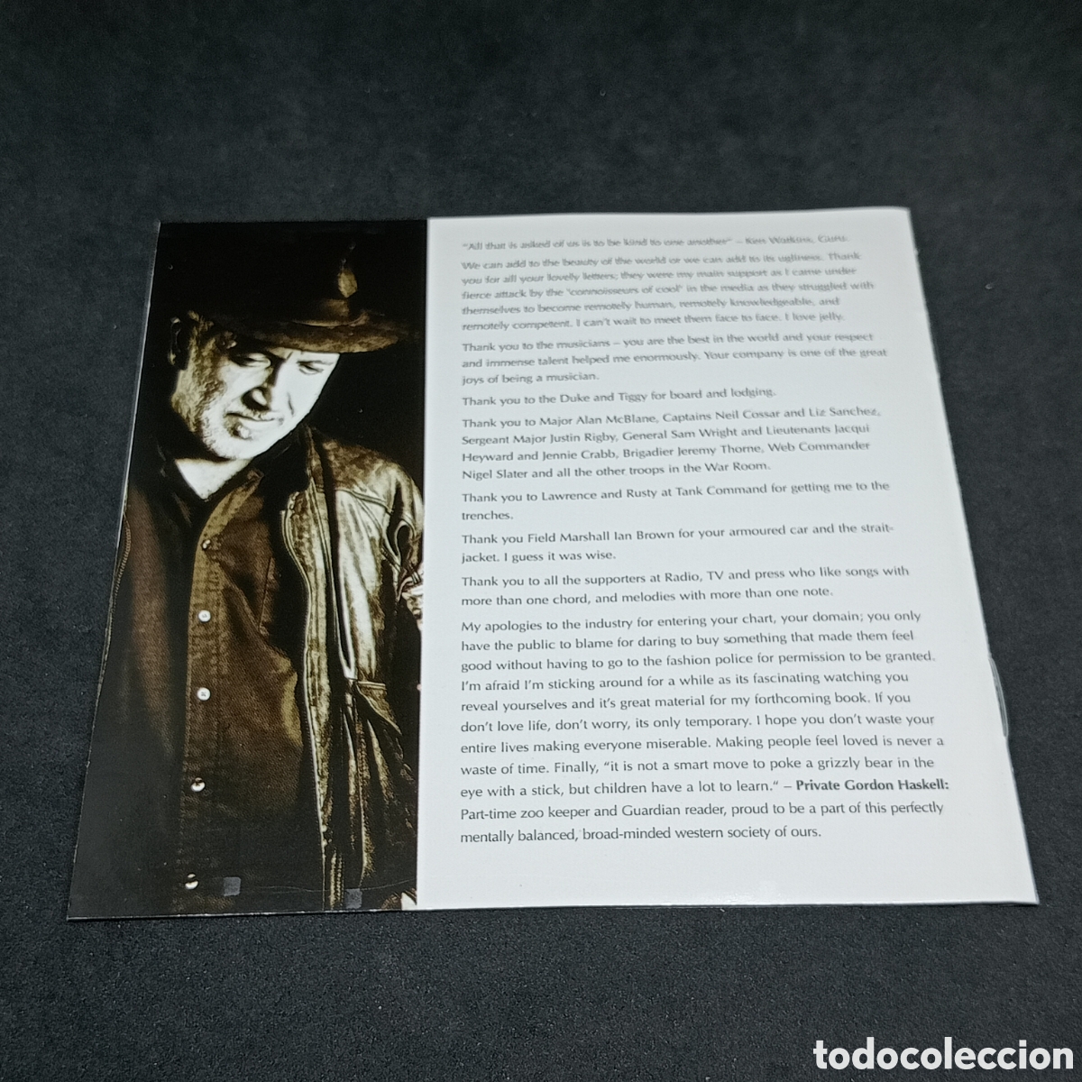 CDs de m&uacute;sica: GORDON HASKELL - SHADOWS ON THE WALL - 2002 - CD - DISCO VERIFICADO - Foto 4