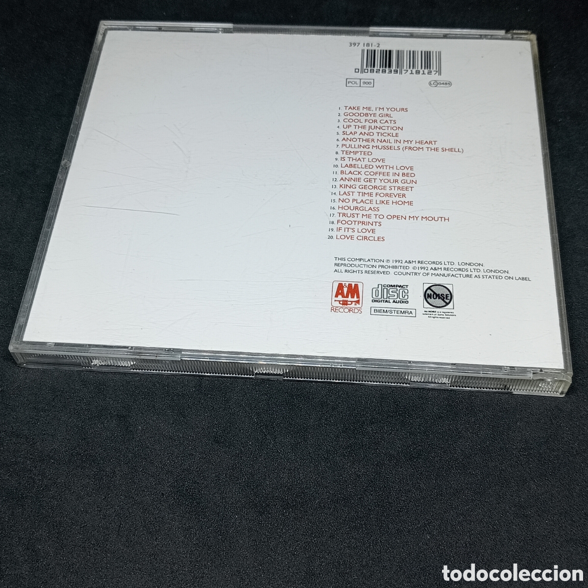CDs de m&uacute;sica: SQUEEZE - GREATEST HITS - CD - 1992 - DISCO VERIFICADO - Foto 2