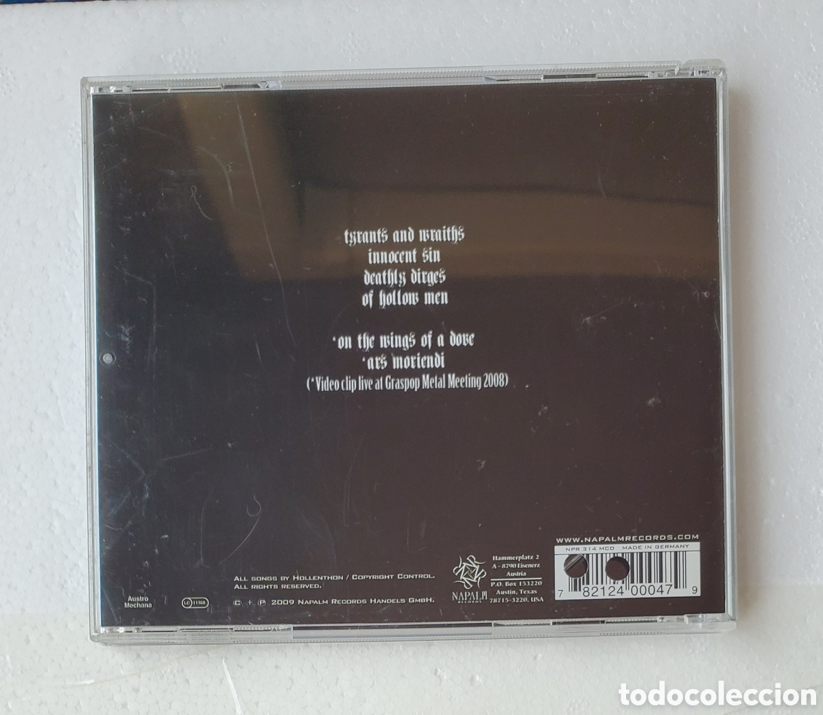CDs de m&uacute;sica: HOLLENTHON . Tyrants and Wraiths . - Foto 3