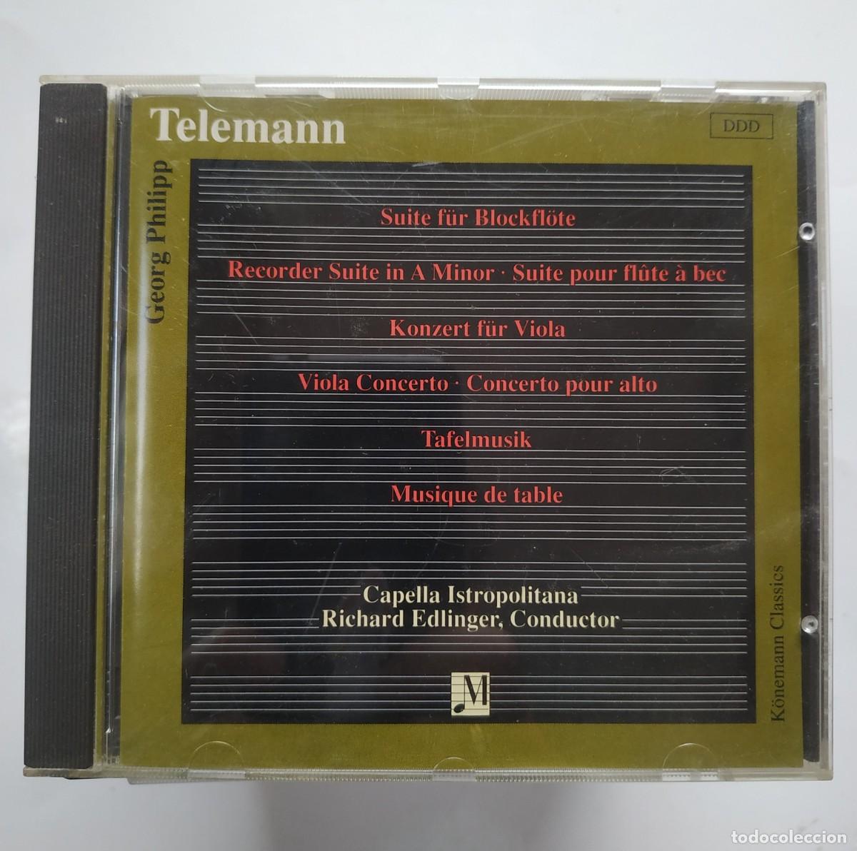 CDs de m&uacute;sica: CD GEORG PHILIPP TELEMANN - Foto 1