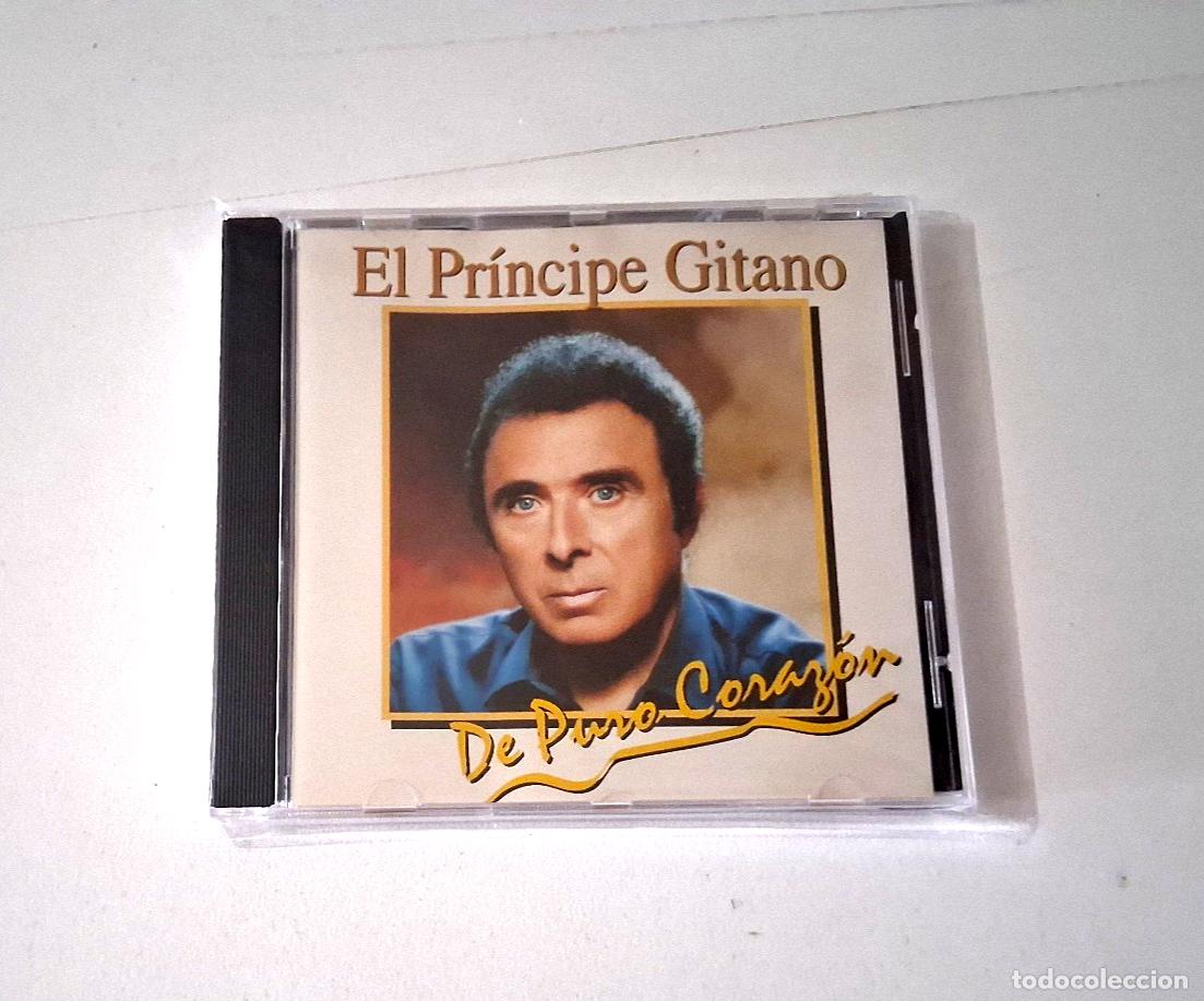 CDs de m&uacute;sica: EL PRINCIPE GITANO &rdquo;DE PURO CORAZON&rdquo; CD 12 TRACKS - Foto 1