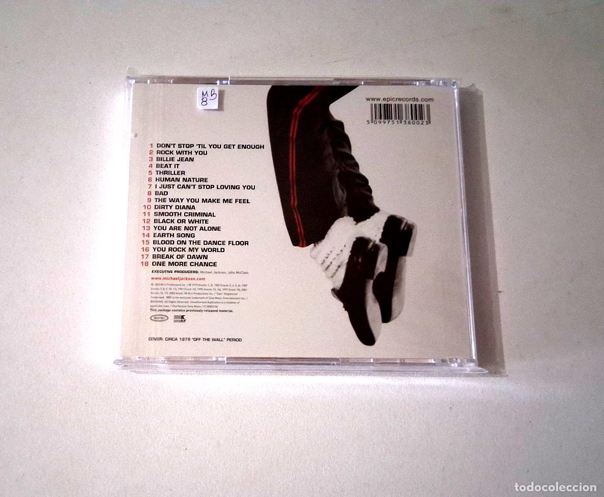 CDs de m&uacute;sica: MICHAEL JACSON &rdquo;NUMBER ONES&rdquo; CD 18 TRACKS - Foto 2