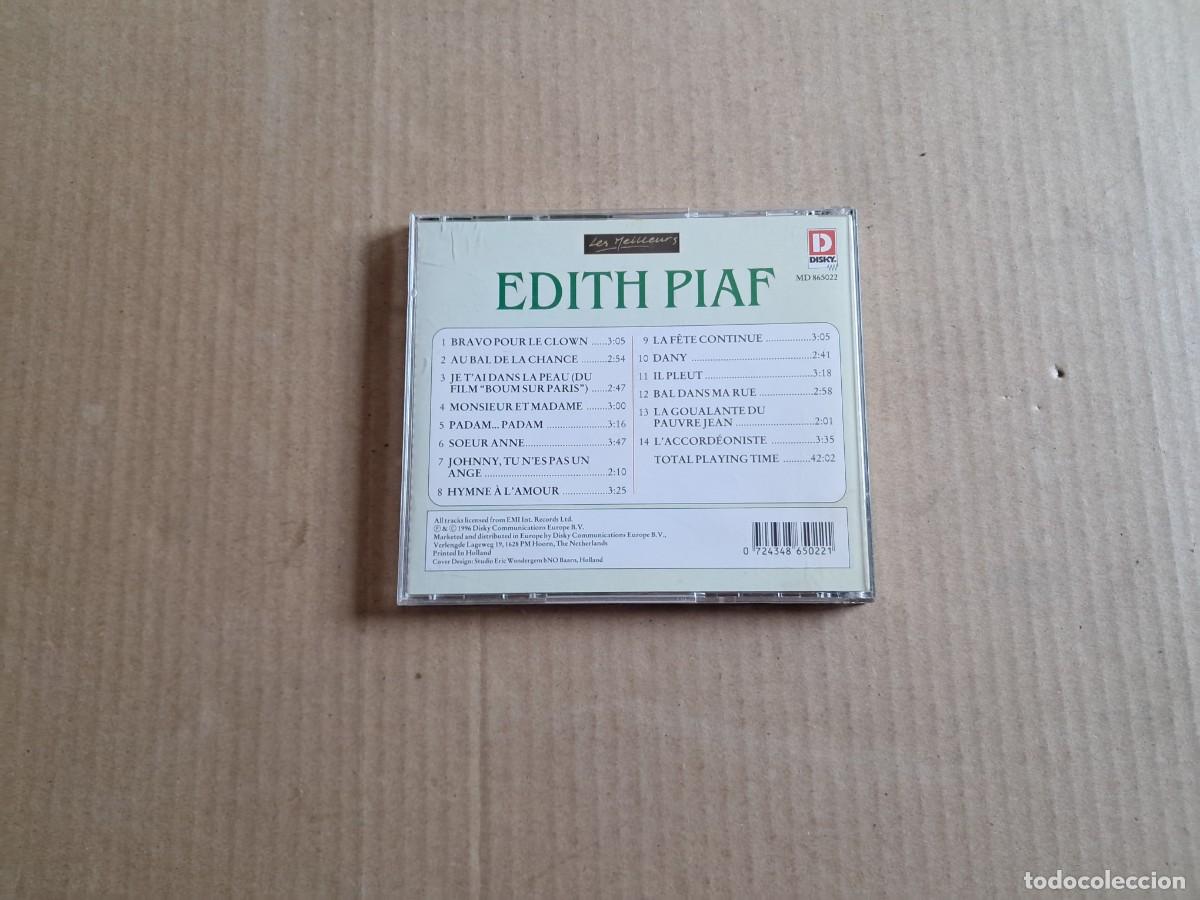 CDs de m&uacute;sica: EDITH PIAF - LES MEILLEURS CD 1996 - Foto 3
