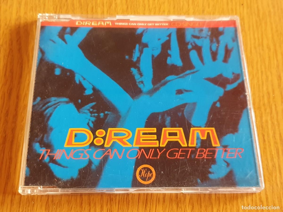 CDs de m&uacute;sica: CD maxi single - D:Ream&nbsp;&ndash;&nbsp;Things Can Only Get Better - 1993 - Foto 1