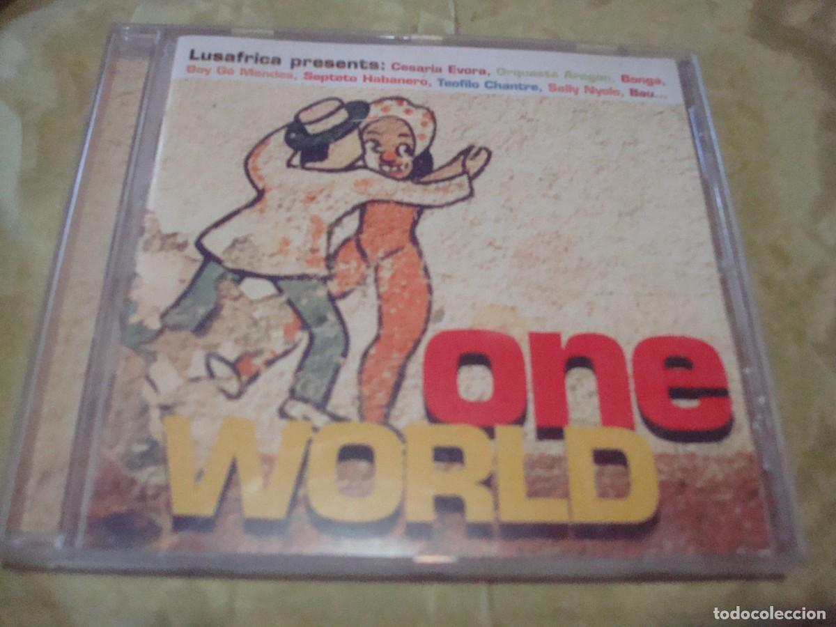 CDs de m&uacute;sica: ONE WORLD. CESARIA EVORA, TEOFILO CHANTRE...CD. IMPECABLE - Foto 1