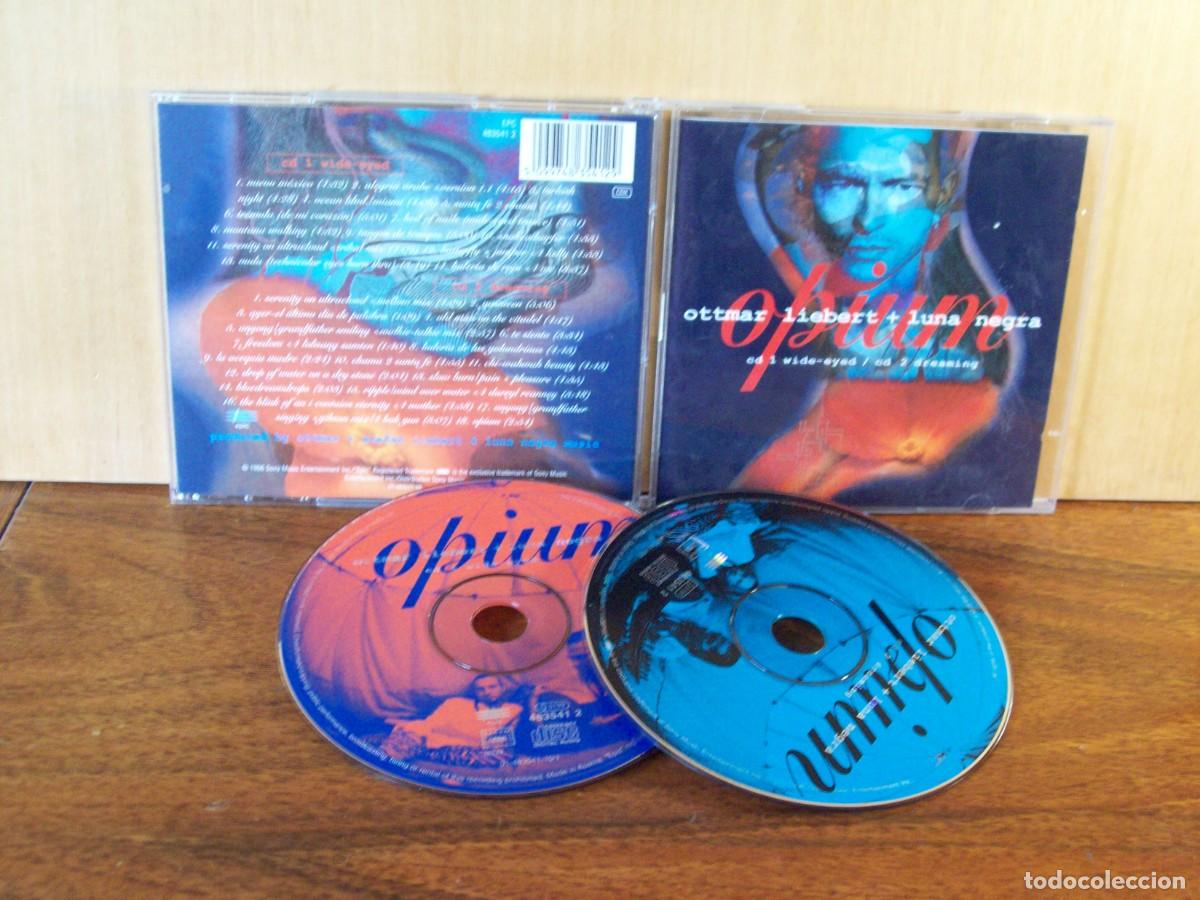 CDs de m&uacute;sica: OTTMAR LIEBERT * LUNA NEGRA - OPIUM - DOBLE CD - Foto 1