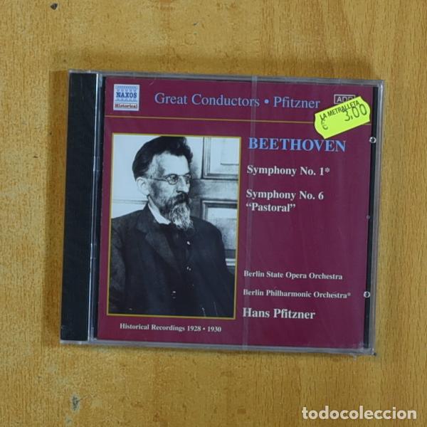 CDs de m&uacute;sica: BEETHOVEN - SYMPHONY NO 1/ SYMPHONY NO 6 PASTORAL - CD