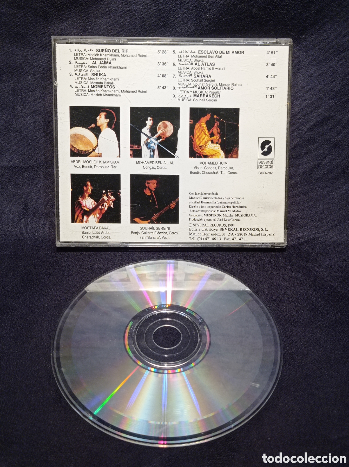 CDs de m&uacute;sica: CD AL JAIMA. SHUKA. BUEN ESTADO - Foto 2