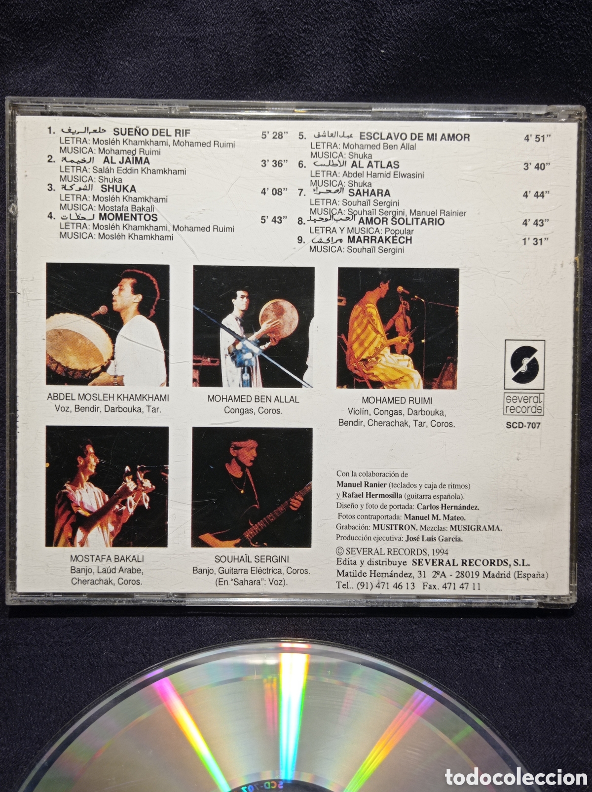 CDs de m&uacute;sica: CD AL JAIMA. SHUKA. BUEN ESTADO - Foto 3