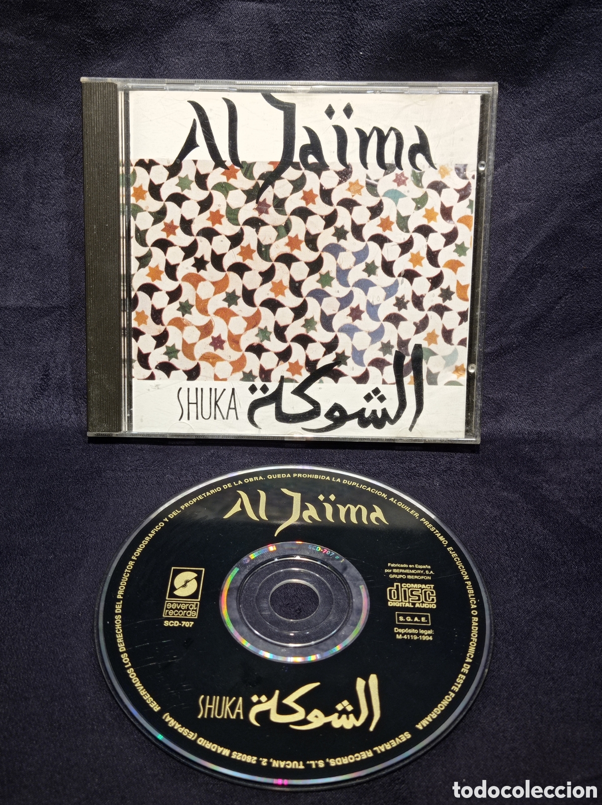 CDs de m&uacute;sica: CD AL JAIMA. SHUKA. BUEN ESTADO - Foto 1