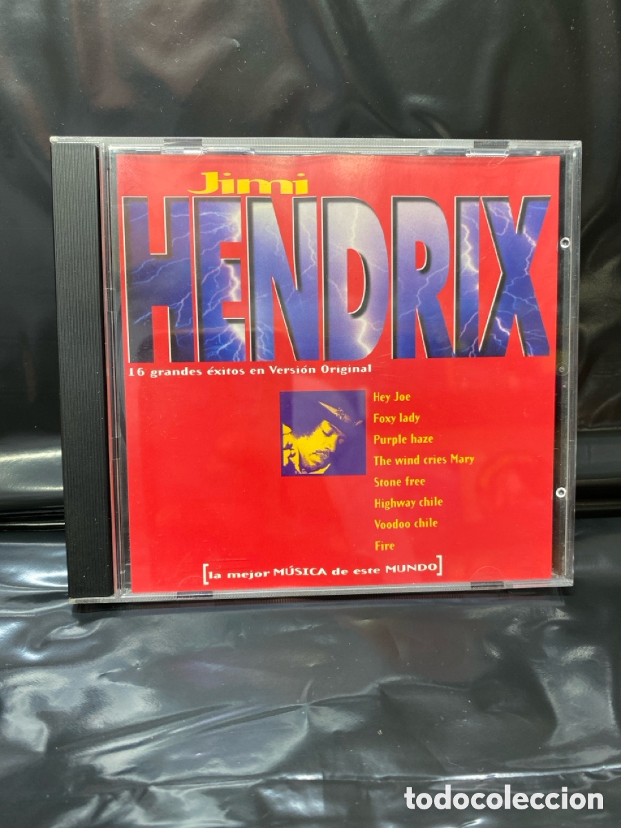 CDs de m&uacute;sica: CD JIMI HENDRIX. 16 GRANDES &Eacute;XITOS EN VERSI&Oacute;N ORIGINAL - Foto 1