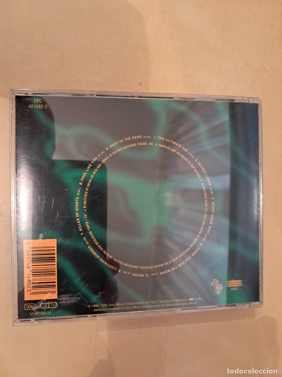 CDs de m&uacute;sica: Ozzy Osbourne , The Ultimate Sin , CD 1995 estado impecable. - Foto 2