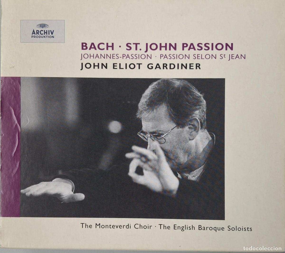 CDs de m&uacute;sica: BACH - ST. JOHN PASSION - JOHN ELIOT GARDINER - CD - Foto 1