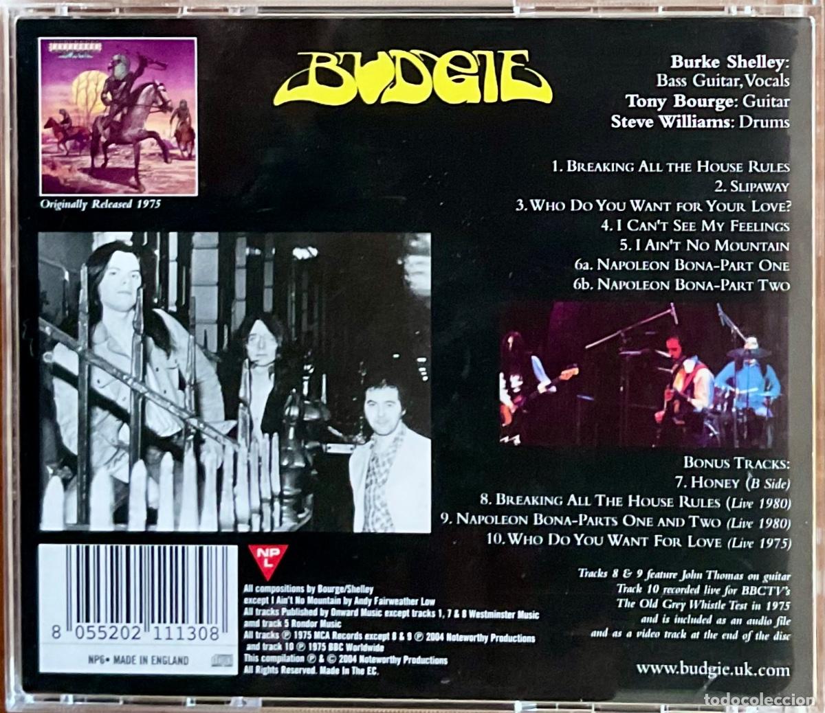 CDs de m&uacute;sica: BUDGIE &mdash;&mdash;&mdash;&mdash; BANDOLIER - Foto 2