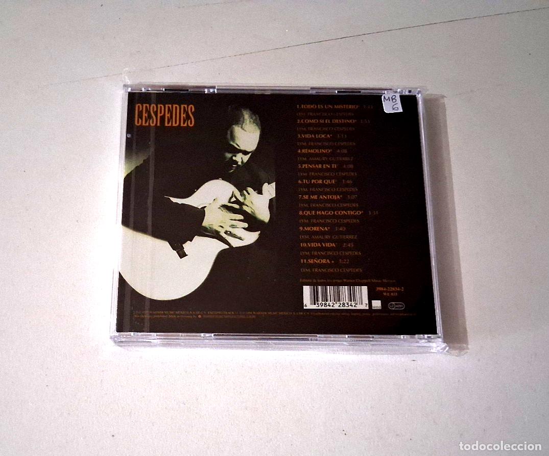 CDs de m&uacute;sica: FRANCISCO CESPEDES &rdquo;VIDA LOCA&rdquo; CD 11 TRACKS - Foto 2