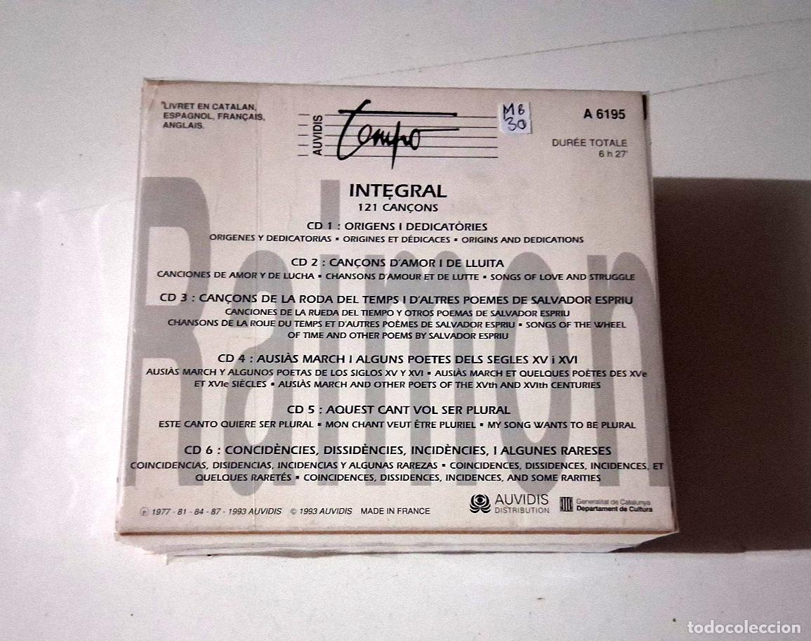 CDs de m&uacute;sica: RAIMON &rdquo;INTEGRAL&rdquo; 6CD + LIBRO CD BOX SET - Foto 3