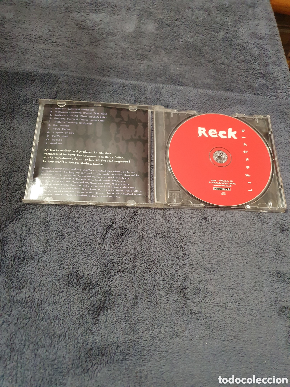 CDs de m&uacute;sica: CD55. Reck - Lifestyle, (Nils Hess), Eukatech 2000. - Foto 2