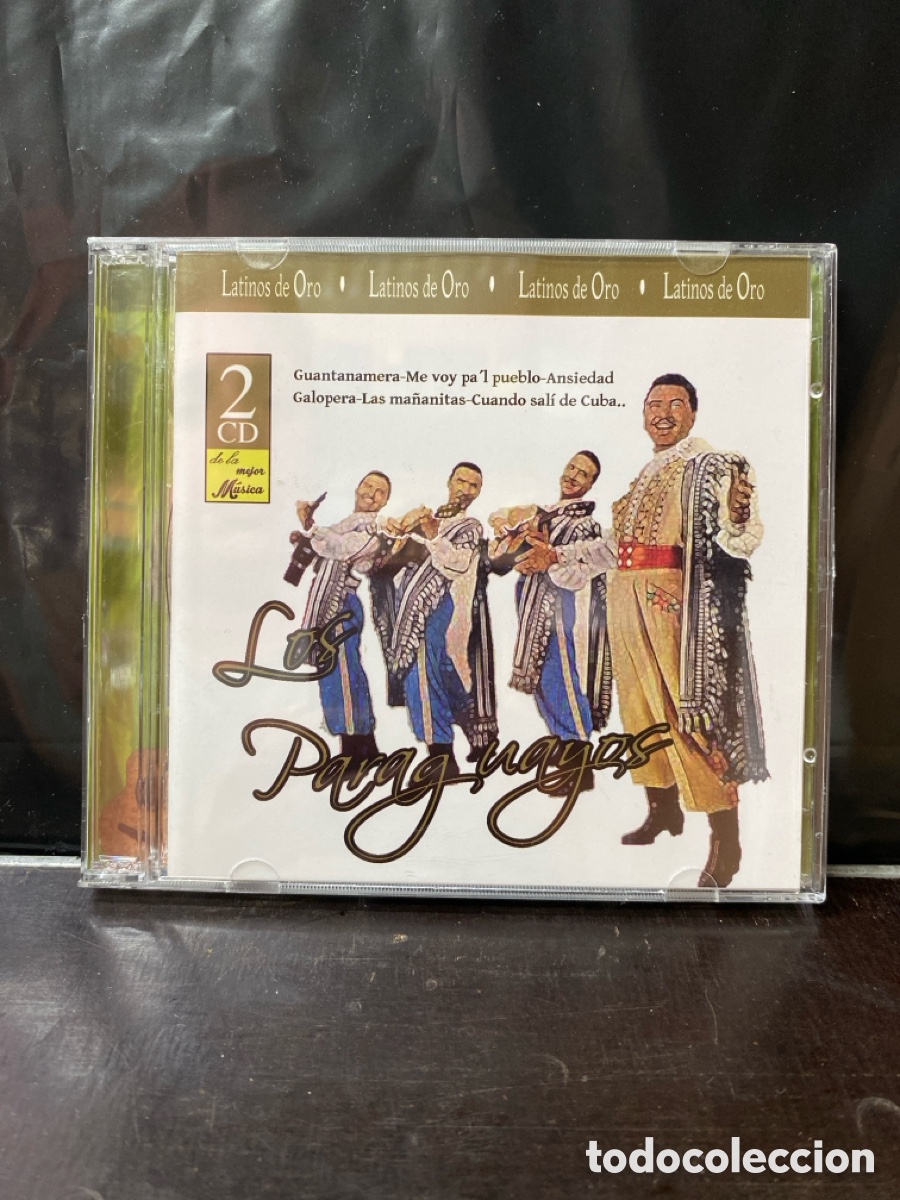 CDs de m&uacute;sica: 2xCD LOS PARAGUAYOS. LATINOS DE ORO - Foto 1