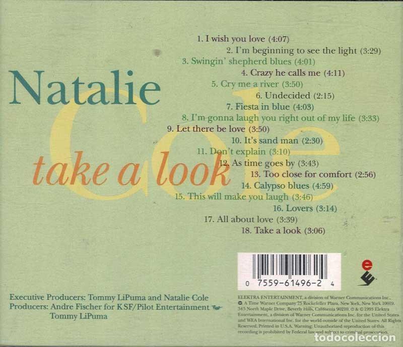 CDs de m&uacute;sica: Natalie Cole - Take A Look. CD - Foto 2