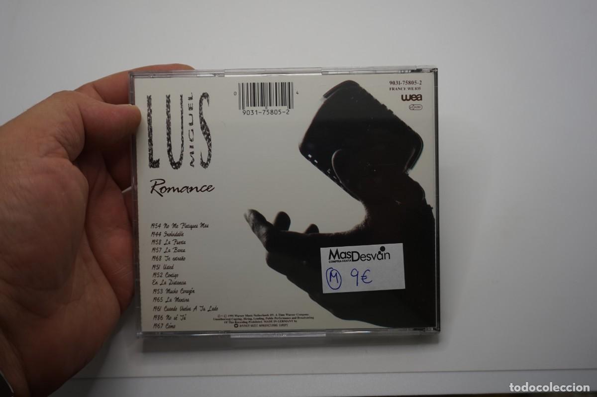 CDs de m&uacute;sica: CD - LUIS MIGUEL - ROMANCE - EL DISCO ESTA COMO NUEVO - Foto 3