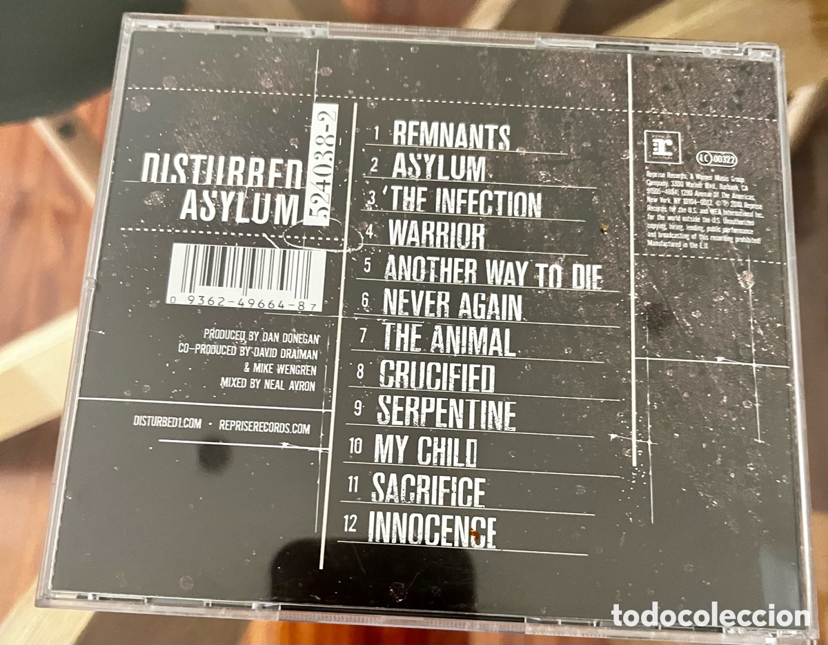 CDs de m&uacute;sica: DISTURBED - Soul Asylum. - Foto 3