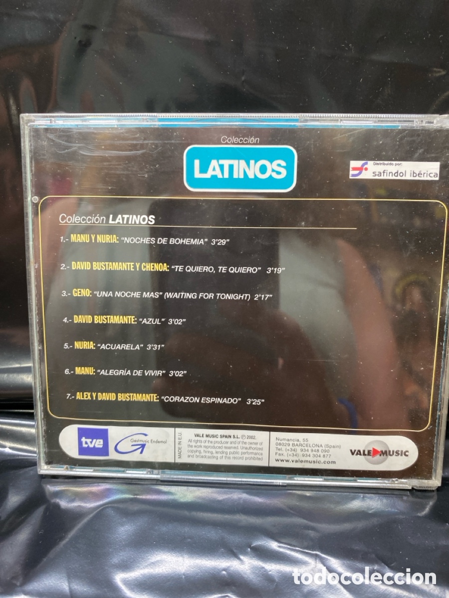 CDs de m&uacute;sica: CD OPERACI&Oacute;N TRIUNFO. COLECCI&Oacute;N LATINOS - Foto 2
