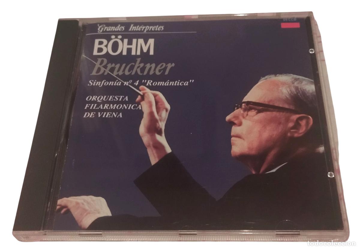 Musik-CDs: CD B&Ouml;HM BRUCKNER - SINFONIA N⁰ 4 &rdquo;ROM&Aacute;NTICA&rdquo; ORQUESTA FILARM&Oacute;NICA DE VIENA.