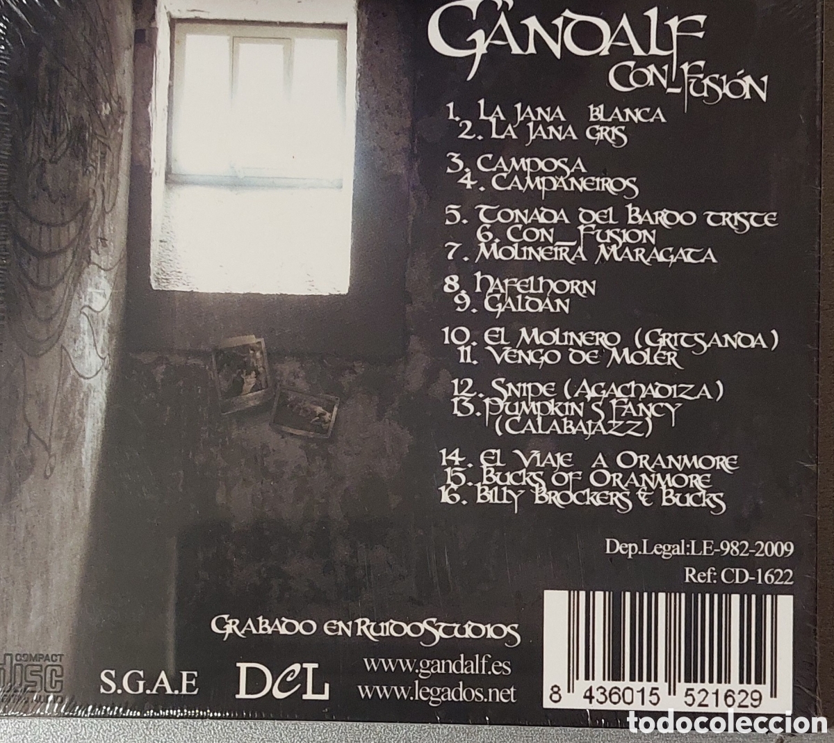 CDs de m&uacute;sica: GANDALF CONFUSION Cd - Foto 2