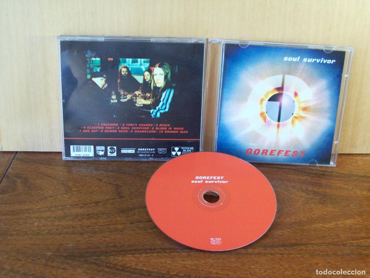 CDs de m&uacute;sica: GOREFEST - SOUL SURVIVOR - CD - Foto 1