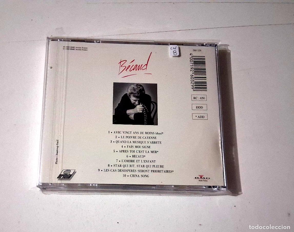 CDs de m&uacute;sica: BECAUD &rdquo;FAIS MOI SIGNE&rdquo; CD 10 TRACKS COMO NUEVO - Foto 2
