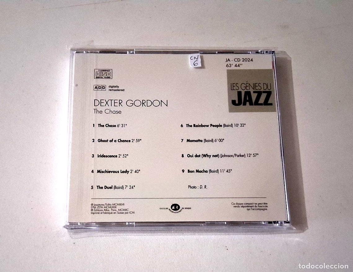 CDs de m&uacute;sica: DEXTER GORDON &rdquo;THE CHASE&rdquo; CD 9 TRACKS COMO NUEVO - Foto 2