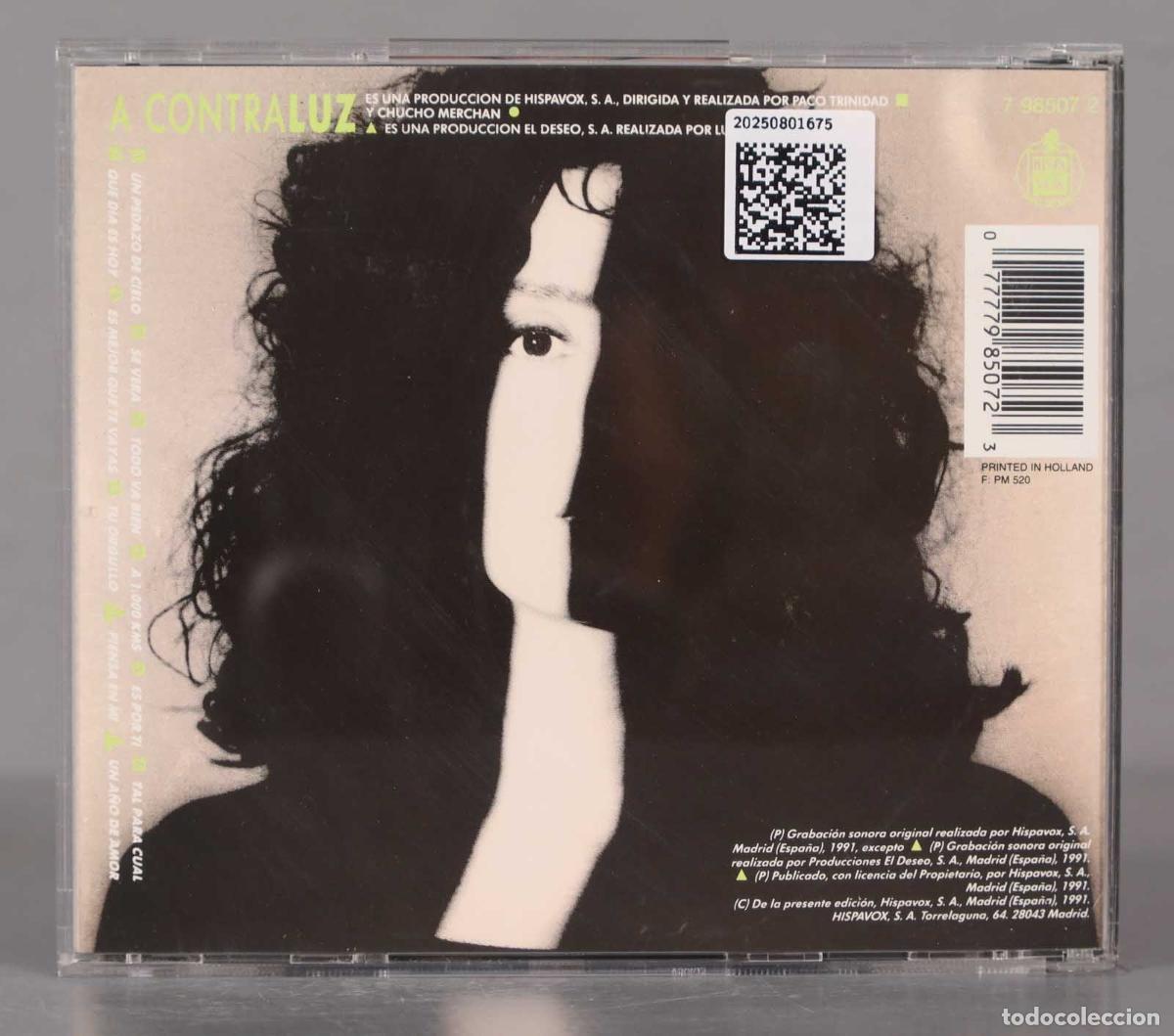 CDs de m&uacute;sica: CD. Luz &ndash; A Contraluz - Foto 2