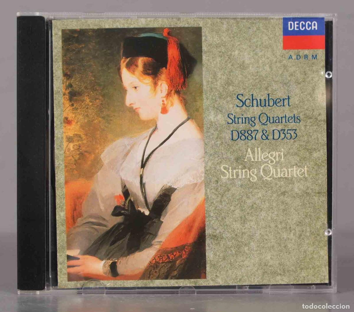 CDs de m&uacute;sica: CD. Franz Schubert : Schubert: String Quartets D887 and D353 - Foto 1