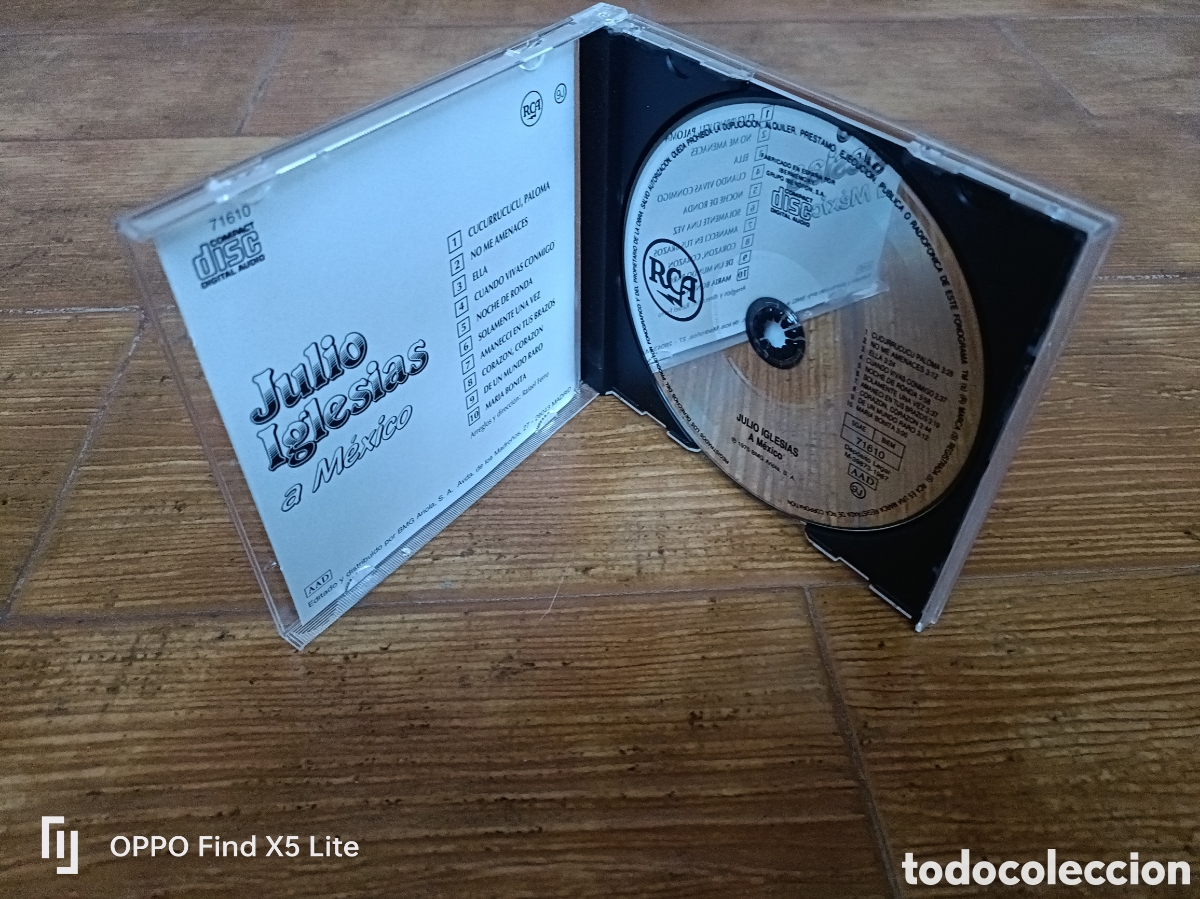 CDs de m&uacute;sica: CD Julio Iglesias en M&eacute;xico - Foto 3