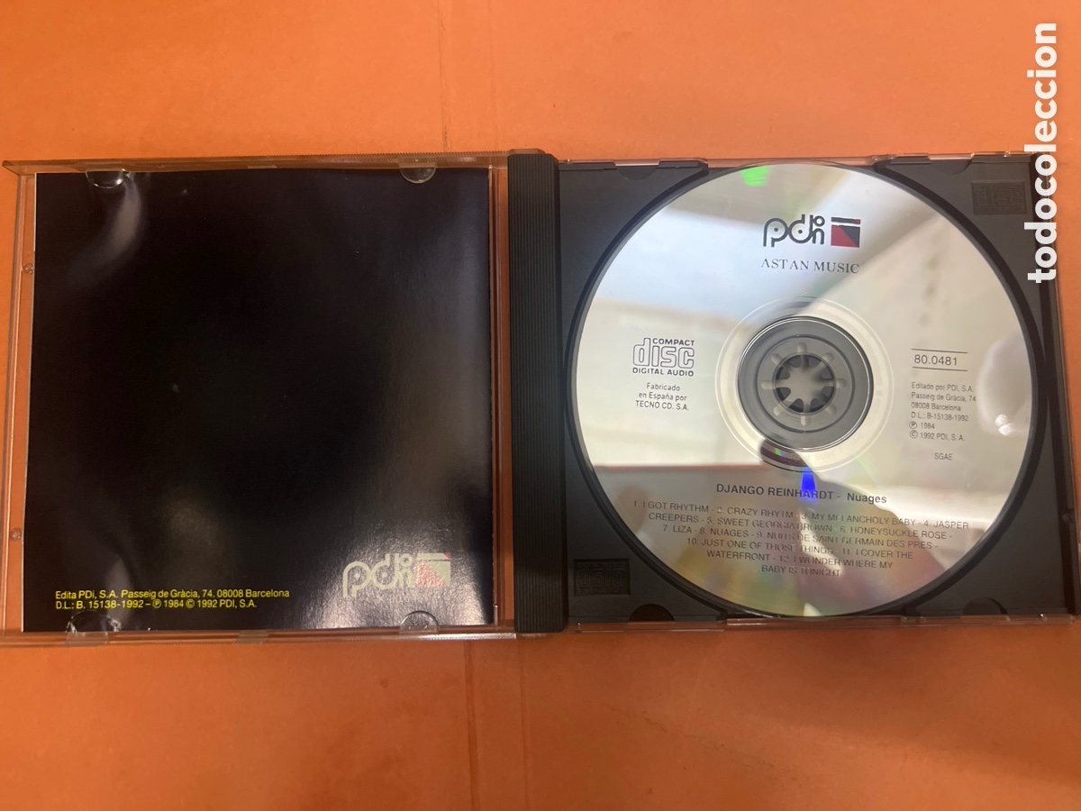 CDs de m&uacute;sica: T1/D3/198. CD - Django Reinhardt - NUACES - Foto 3