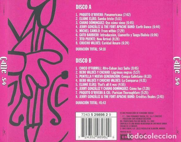CDs de m&uacute;sica: CALLE 54 BANDA SONORA 2 CDs - Foto 2