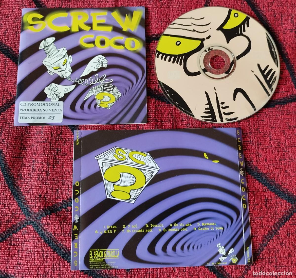 CDs de m&uacute;sica: SCREW COCO ** Screw Coco ** CD PROMOCIONAL 1998 - Foto 1
