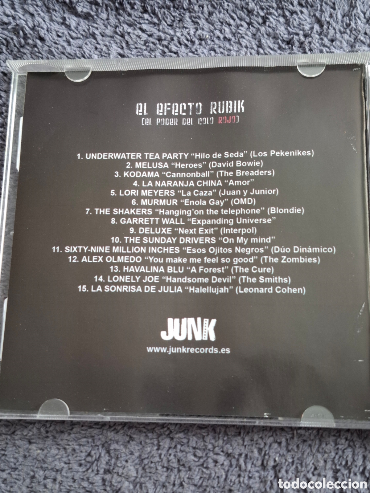 CDs de m&uacute;sica: CD56. El Efecto Rubik, Junk Records 2006. - Foto 4