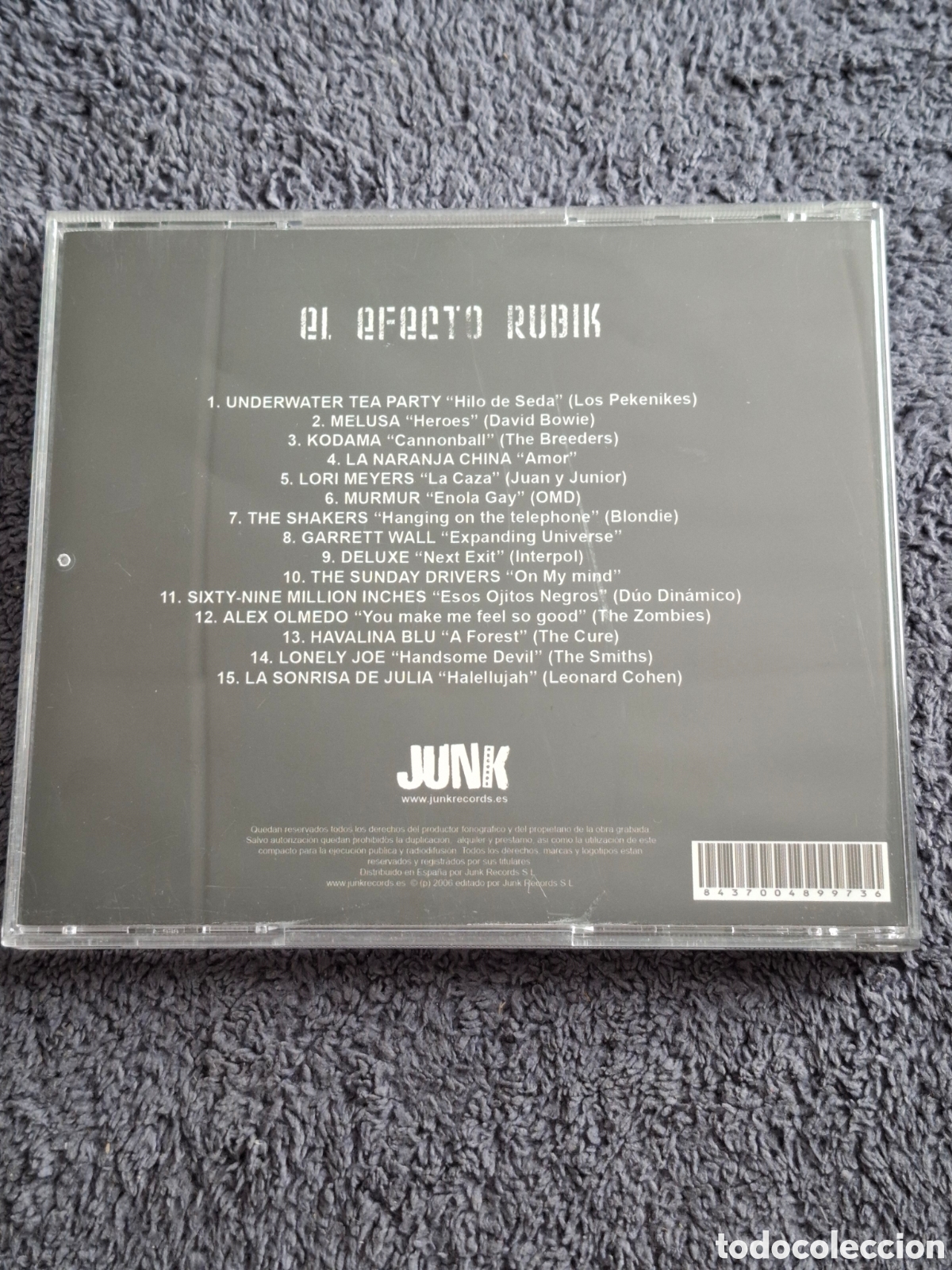 CDs de m&uacute;sica: CD56. El Efecto Rubik, Junk Records 2006. - Foto 5