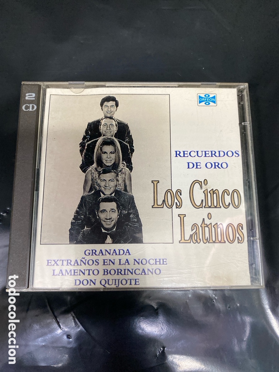 CDs de m&uacute;sica: 2xCD LOS CINCO LATINOS. RECUERDOS DE ORO - Foto 1