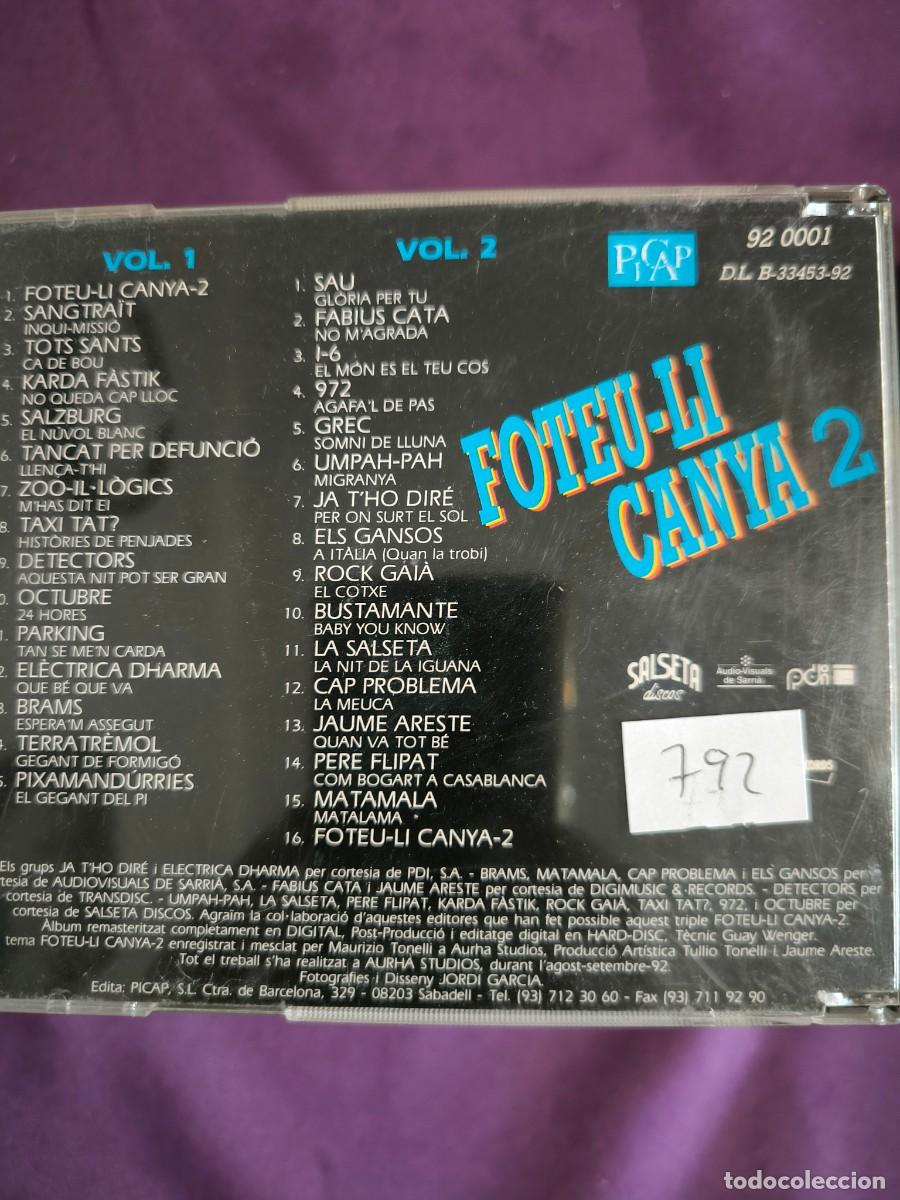 CDs de m&uacute;sica: FOTEU-LI CANYA 2 2 CDS - Foto 2