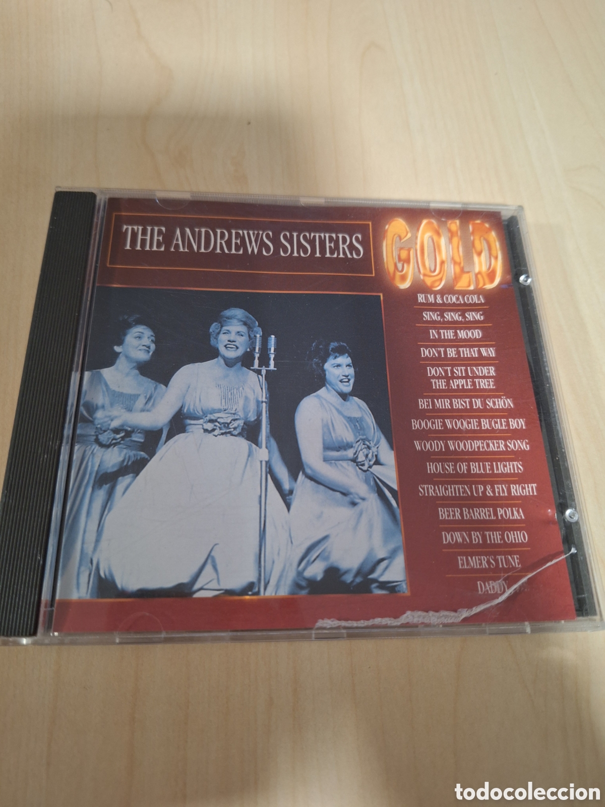 Music CDs: SCD93 THE ANDREWS SISTERS GOLD CD MUSICA