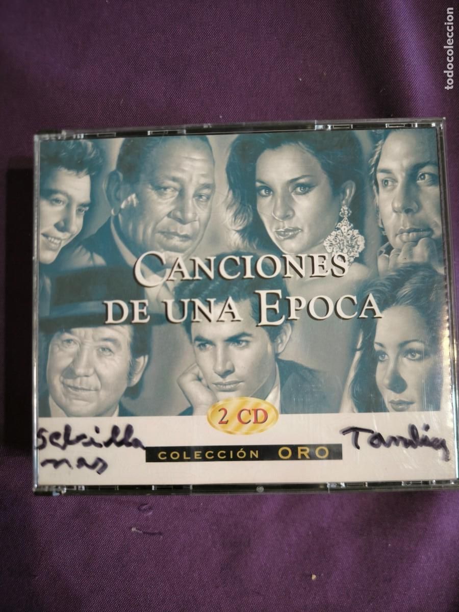 CDs de m&uacute;sica: CANCIONES DE UNA EPOCA COLECCION ORO 2 CD - Foto 1