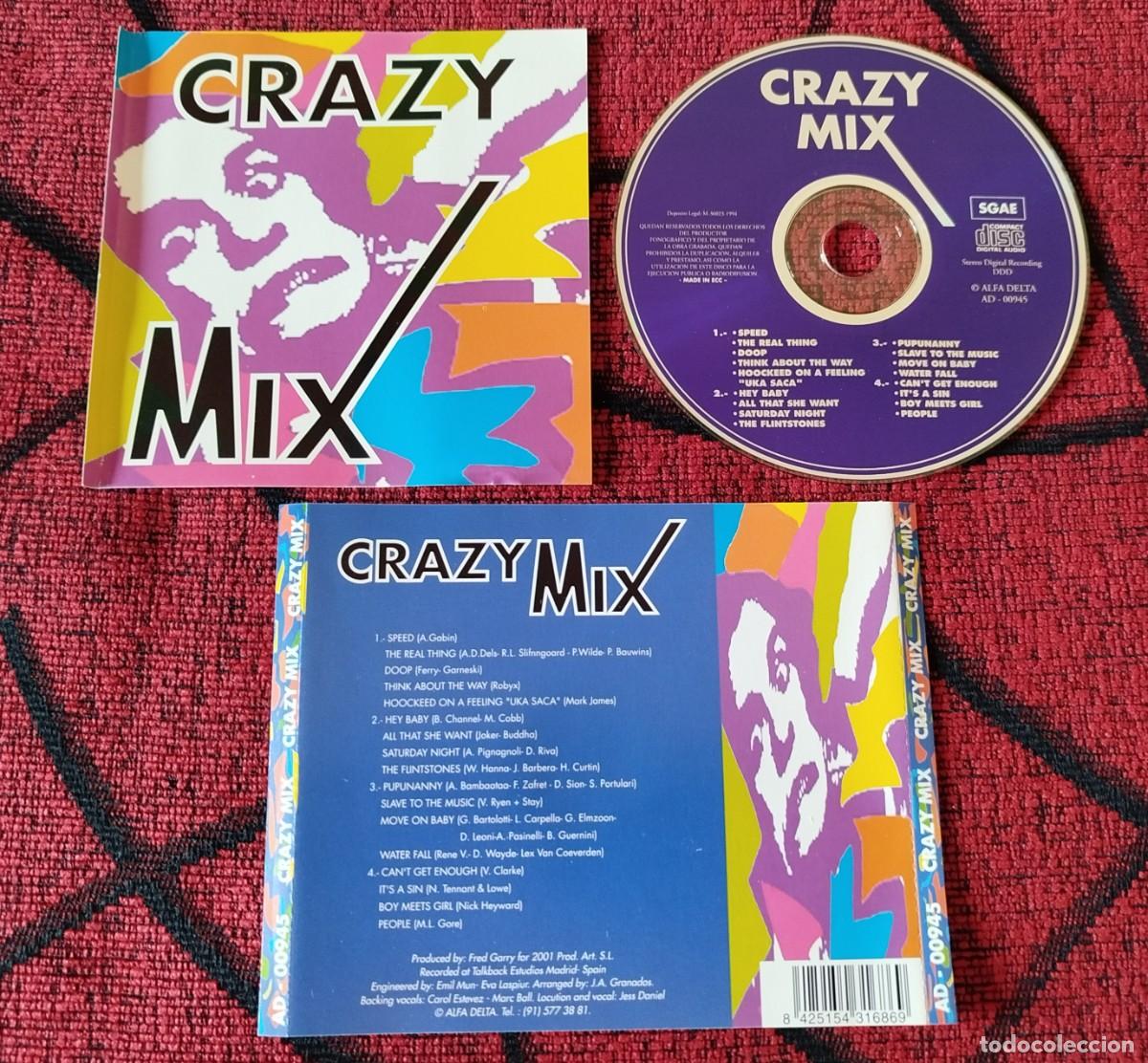 CDs de m&uacute;sica: CRAZY MIX CD ORIGINAL 1994 - Foto 1