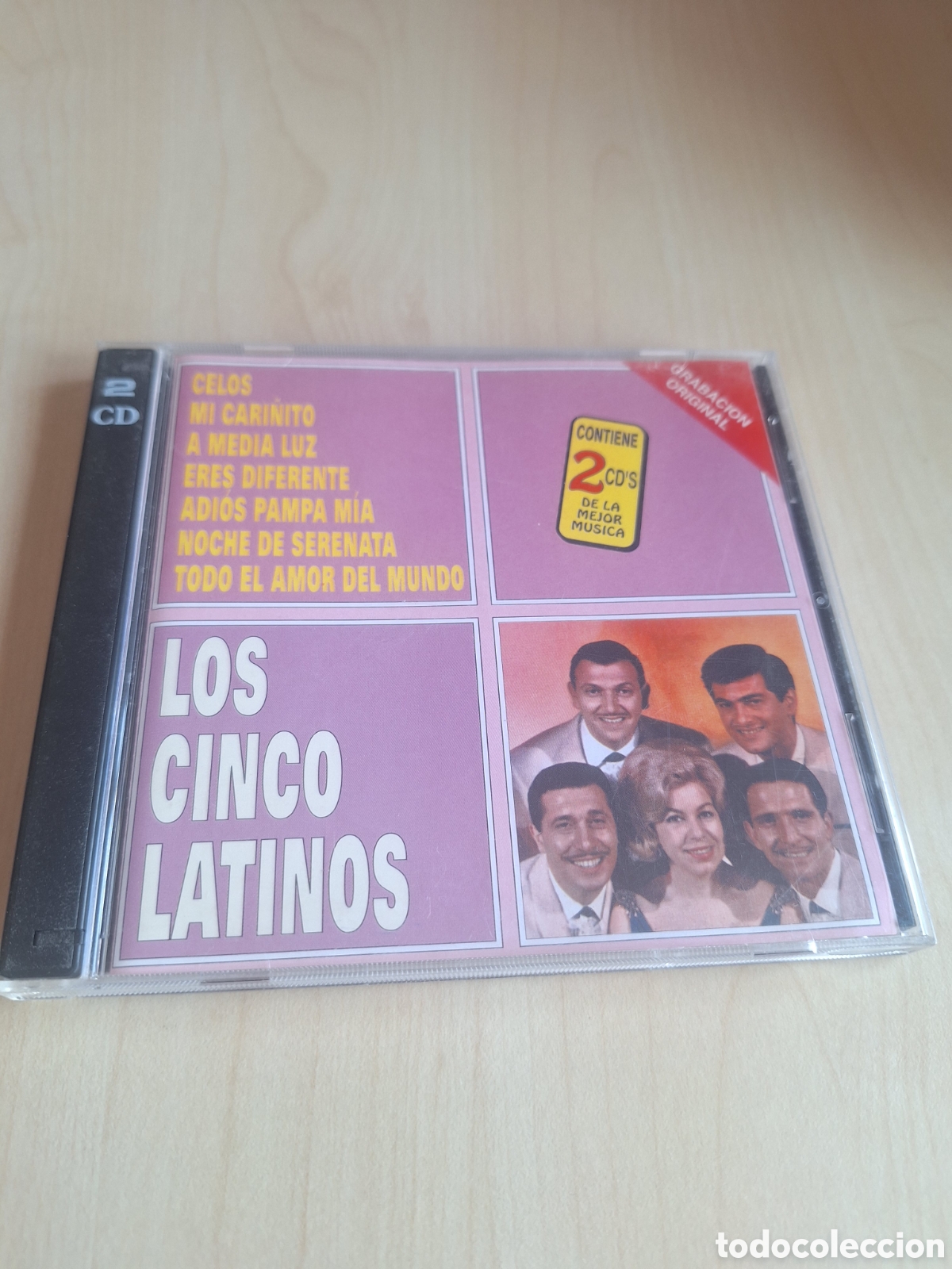 CDs de m&uacute;sica: SCD76 LOS CINCO LATINOS CD MUSICA - Foto 1