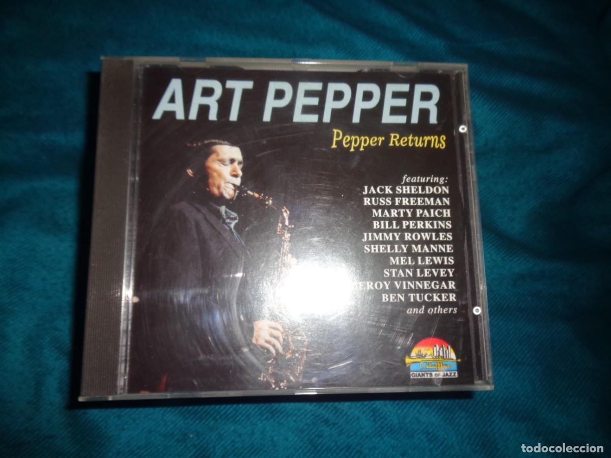 CDs de m&uacute;sica: ART PEPPER. PEPPER RETURNS. CD IMPECABLE(#) - Foto 1