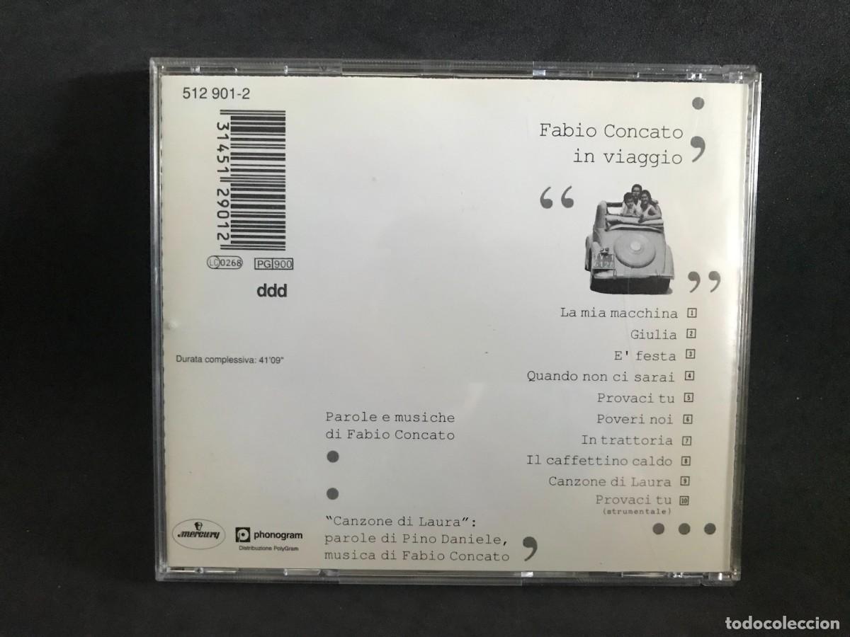 CDs de m&uacute;sica: Fabio Concato &lrm;&ndash; In Viaggio - CD - Mercury - Foto 2
