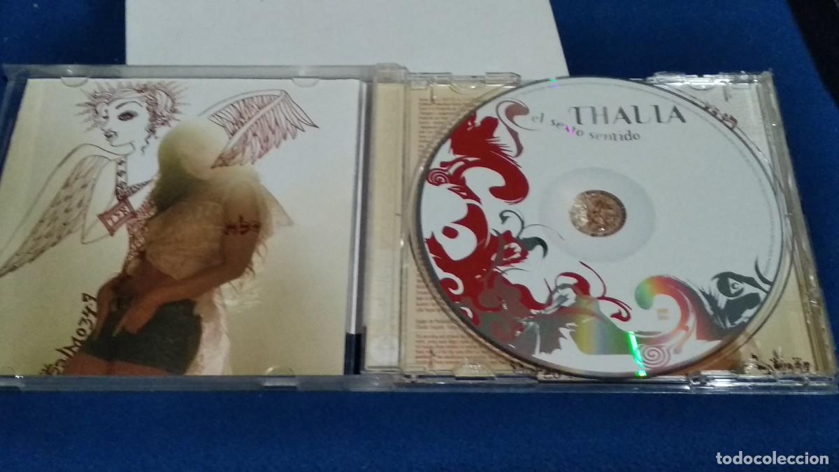 CDs de m&uacute;sica: CD Thalia &ndash; El Sexto Sentido 2005 EMI- p&oacute;ster en interior - CD COMPROBADO - Foto 2